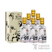 泸州贡熊猫酒52度浓香型白酒 保护大熊猫爱心纪念版 泸州老窖集团出品